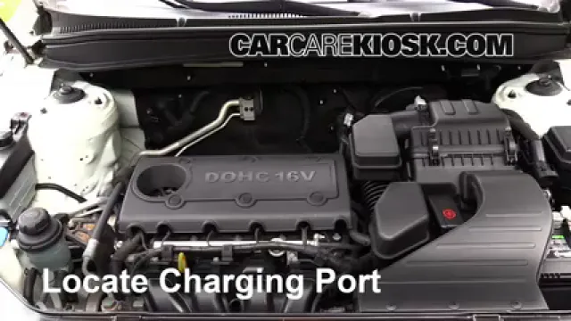 2011 Hyundai Santa Fe GLS 2.4L 4 Cyl. Air Conditioner Recharge Freon